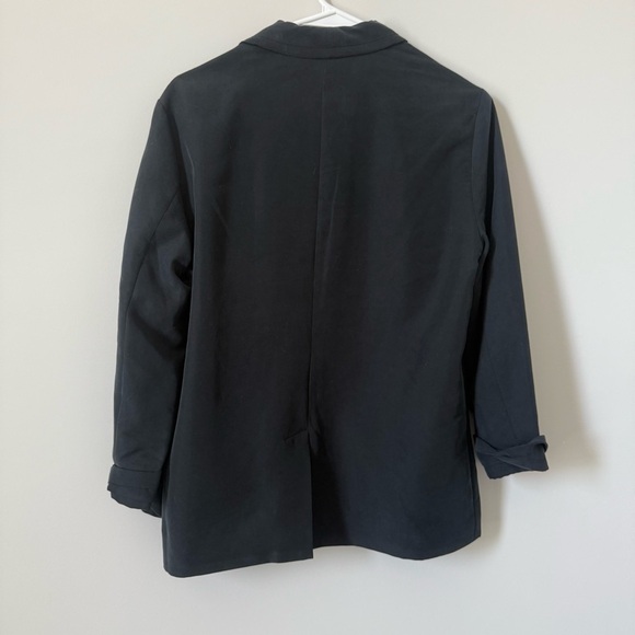Express Women's Black Silky / Suede Blazer - Picture 4 of 6